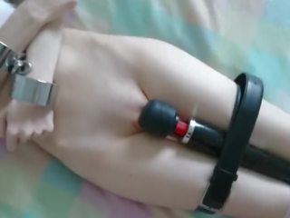 Submissive darling has Multiple Intense Orgasms || Bound Intense Clit Torture