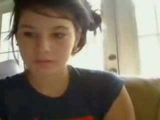 Jeune et grand webcam fille