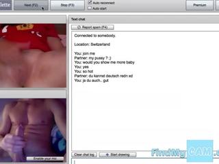 Swiss young lady On Chatroulette