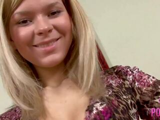 Hard up Blonde Teen Elizabeth Gets Naked And clips Off Her Puffy Nipples!