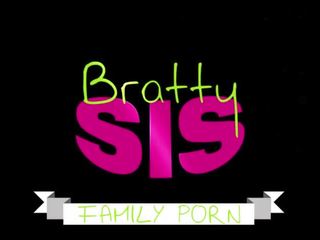 Bratty Sis - Step Sister Sucks StepBros shaft to Relieve Stress S4:E1