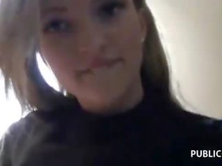 Fabulous sweetheart is picked up and paid for public dirty clip