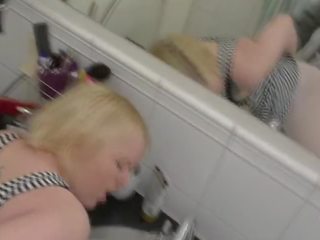 Delightful Teen gets Fucked Hard in her Mums Bathroom