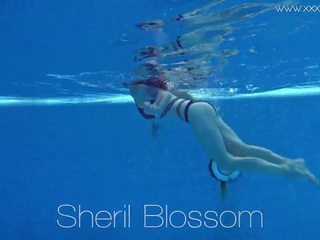 Sheril blossom excelente russa debaixo de água, hd x classificado vídeo bd