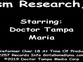 Maria Signs Up For Orgasm Research At therapist Tampa's Clinic