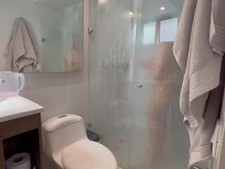 A superb Bath with the Cleaning lover from My House: HD xxx clip 0a