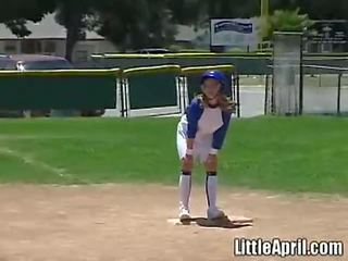 Little April Plays With Herself immediately thereafter A Game Of Baseball xxx film movies