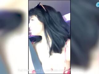 College dick Tease plays with herself in the back of a car