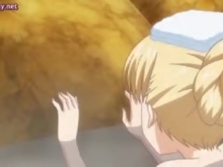 Blonde feature Anime Gets Pounded