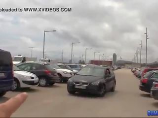 Nataly Gold Russian young woman Street Blowjob