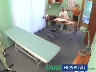 FakeHospital medical man fucks his marvelous blonde bosses wife