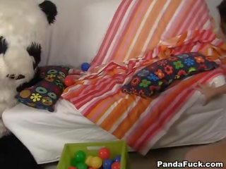 Charming dancing turned to orgy with Panda