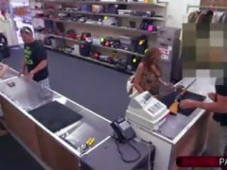 Busty Woman Gets Owned By Pawnshop Owner
