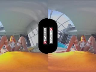 VR dirty film Cosplay Step Sister 5th Element POV and 69 Blowjob VR CosplayX