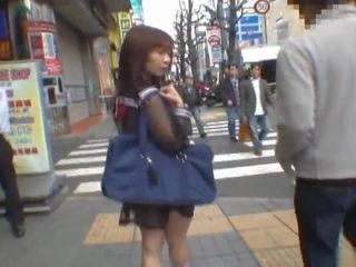 Mikan Astonishing Asian Ms Enjoys Public