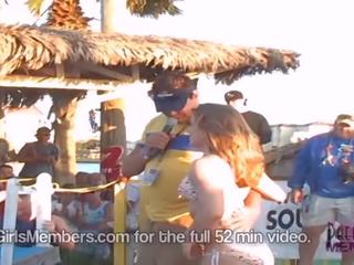 Mùa xuân nghỉ bộ bikini cuộc thi lượt trong hoang dã dải tắt người lớn quay phim video
