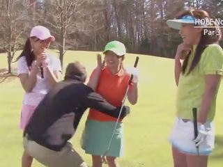 Erika hiramatsu leva dois clubs thereafter golf -uncensored jav-